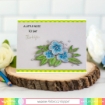 Picture of Waffle Flower Stamp & Die Set Σετ Σφραγίδες και Μήτρες Κοπής - Little Note, 12τεμ.