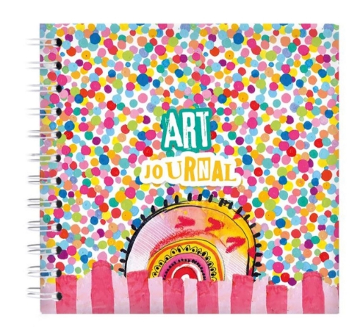 Picture of Studio Light Confetti Marlene's World Art Journal - Τετράγωνο Journal με Χαρτί Mixed Media Nr.12