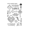 Picture of Hero Arts Stamp & Die Set Σετ Σφραγίδες και Μήτρες Κοπής - Key To My Heart, 25τεμ.