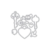 Picture of Hero Arts Stamp & Die Set Σετ Σφραγίδες και Μήτρες Κοπής - Key To My Heart, 25τεμ.