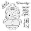 Picture of Crafter's Companion Cute Penguin Clear Stamps Διάφανες Σφραγίδες - Christmas Hugs, 5τεμ.