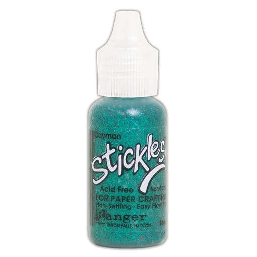 Picture of Ranger Stickles Glitter Gel | Διαστατικό Gel με Τιρκουάζ Λάμψη – Cayman, 18ml