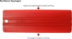 Picture of Speedball Red Baron Dual-Edged Squeegee -  Εργαλείο Μεταξοτυπίας Δυο 'Οψεων, 9"