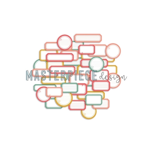 Picture of Masterpiece Design Διακοσμητικά Εφήμερα - Summer Things, Label Mix, 40τεμ.