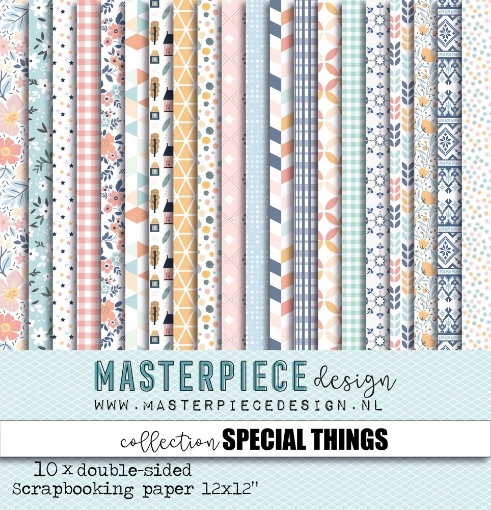 Picture of Masterpiece Design Συλλογή Χαρτιών Scrapbooking Διπλής Όψης 12"X12" - Special Things