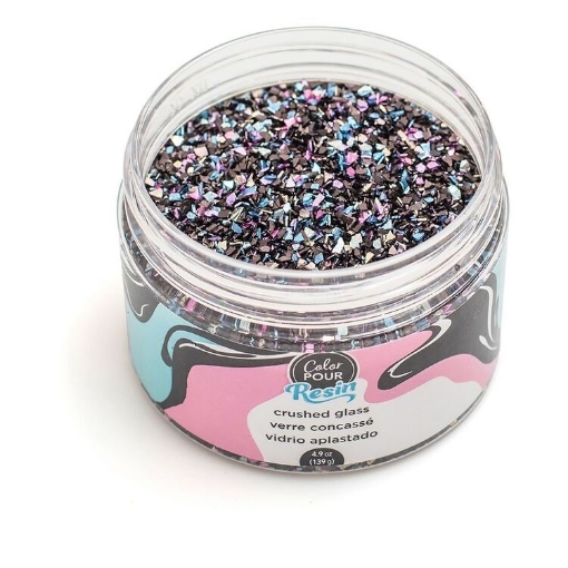 Picture of American Crafts Color Pour Resin Mix-Ins 4.9oz - Crushed Glass Opal