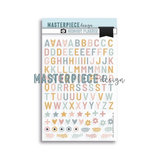 Picture of Masterpiece Design Puffy Stickers | Puffy Αυτοκόλλητα - Alphabet