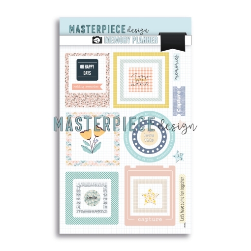 Picture of Masterpiece Design Memory Planner Chipboard Αυτοκόλλητα - Frames, 21τεμ.