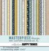 Picture of Masterpiece Design Συλλογή Χαρτιών Scrapbooking Διπλής Όψης 12"X12" - Happy Things