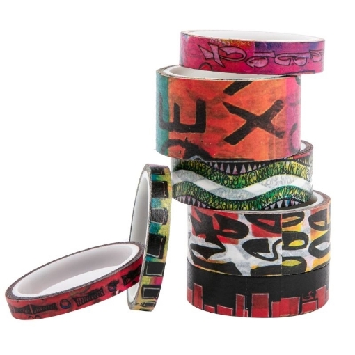 Picture of Dyan Reaveley Dylusions Washi Tape Διακοσμητικές Ταινίες - Set 6, 7τεμ.