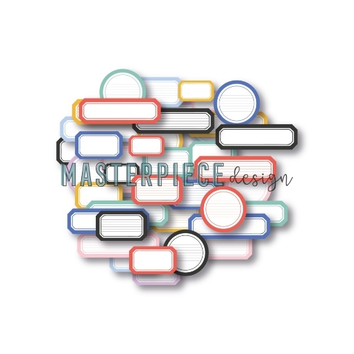 Picture of Masterpiece Design Διακοσμητικά Εφήμερα - 4 Seasons, Label Mix, 40τεμ.