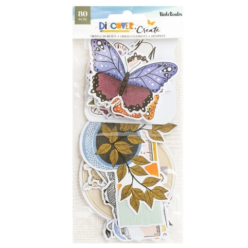 Picture of American Crafts Vicki Boutin Διακοσμητικά Εφήμερα - Discover + Create, Icons, 80τεμ.