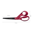 Picture of Fiskars Explore Universal Non-Stick Scissors 21cm – Ψαλίδι Γενικής Χρήσης για Κολλώδη Υλικά & Καθημερινή Κοπή
