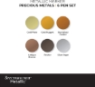 Picture of Spectrum Noir Metallic Marker Set Μεταλλικοί Μαρκαδόροι Με Διπλή Μύτη - Precious Metals, 6τεμ.