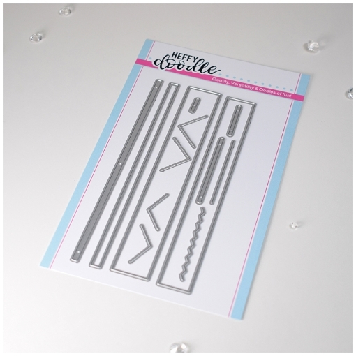 Picture of Heffy Doodle Μεταλλικές Μήτρες Κοπής - More Strips Of Ease, 13τεμ.