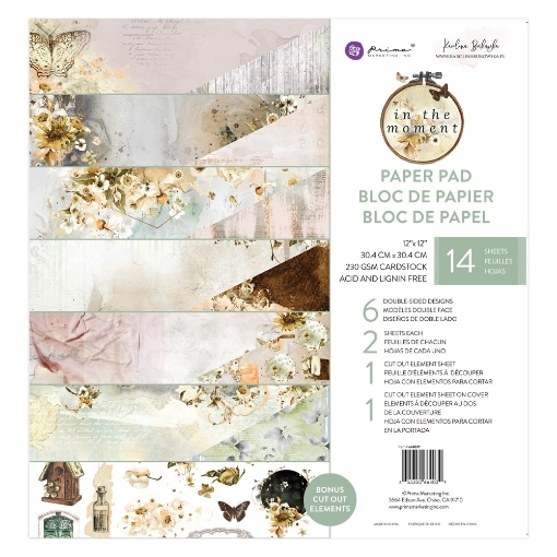 Picture of Prima Marketing Μπλοκ Scrapbooking Διπλής Όψης 12"X12" - In The Moment