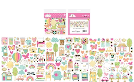 Picture of Doodlebug Design Διακοσμητικά Εφήμερα - Hello Again, Odds & Ends, 160τεμ.