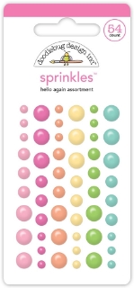 Picture of Doodlebug Design Sprinkles | Διακοσμητικά Αυτοκόλλητα – Hello Again, 54τεμ.
