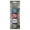 Picture of Tim Holtz Μελάνια Distress Mini Ink Pads - Kit 18, 4τεμ.