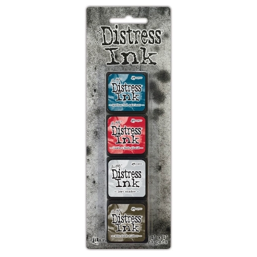 Picture of Tim Holtz Μελάνια Distress Mini Ink Pads - Kit 18, 4τεμ.