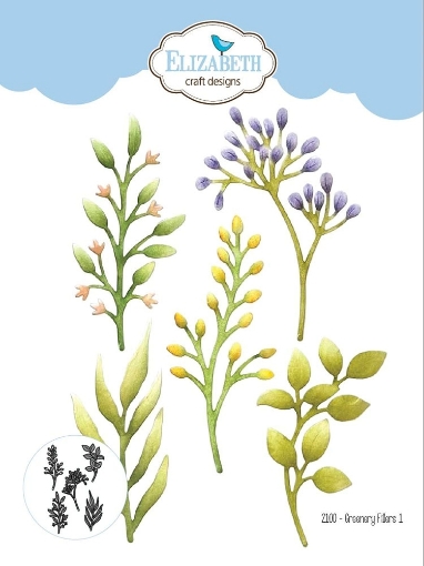 Picture of Elizabeth Craft Designs Μεταλλικές Μήτρες Κοπής - Garden Party, Greenery Fillers 1, 5τεμ.