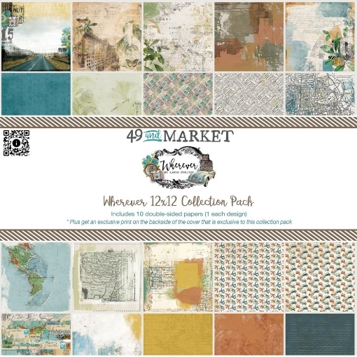 Picture of 49 And Market | Συλλογή Χαρτιών Scrapbooking Διπλής Όψης 12'' x 12'', Wherever