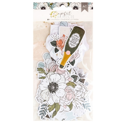 Picture of American Crafts Διακοσμητικά Εφήμερα  - A Perfect Match, Icons, Vellum Gold Foil, 61τεμ.