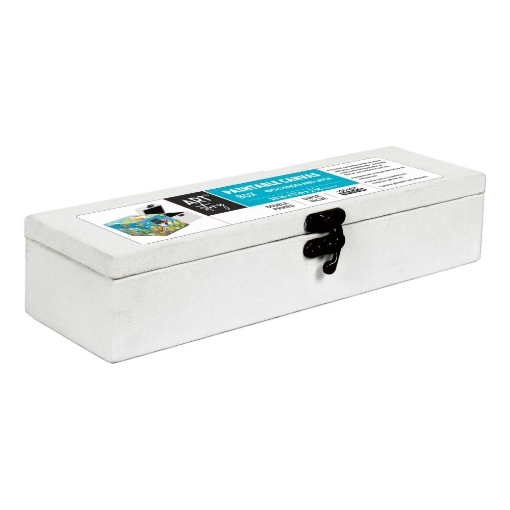 Picture of Little Birdie Customizable Canvas & MDF Box With Latch  - Ξύλινο Κουτί MDF με Επένδυση με Καμβά 10" x 3" x 2" 