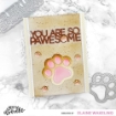 Picture of Heffy Doodle Pretty Pawsome | Μεταλλικές Μήτρες Κοπής για Shaker Πατούσα & Σκυλάκια, 11τεμ.
