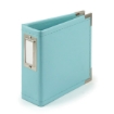 Picture of We R Memory Keepers Classic Leather D-Ring Album 4"X4" – Aqua - Άλμπουμ