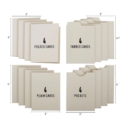 Picture of Tim Holtz Idea-Ology File Cards - Κάρτες Αρχειοθέτησης, 16τεμ.