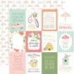 Picture of Carta Bella Συλλογή Χαρτιών Scrapbooking Διπλής Όψεως 12" x 12" – Here Comes Spring