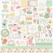 Picture of Carta Bella Συλλογή Χαρτιών Scrapbooking Διπλής Όψης 12"X12" - Here Comes Spring