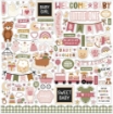 Picture of Echo Park Mega Bundle 12"x12" | Special Delivery Baby Girl, 315τεμ.