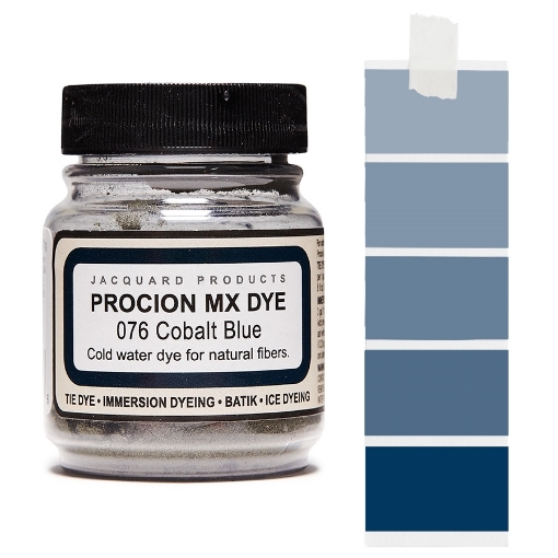 Picture of Jacquard Procion MX Fiber Reactive Cold Water Dye | Βαφή Υφάσματος με Κρύο Νερό – Cobalt Blue
