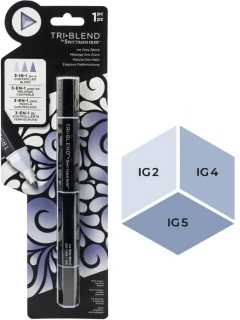 Picture of Spectrum Noir Triblend Markers Μαρκαδόρος Οινοπνεύματος 3 σε 1 - Ice Grey Blend (IG2 IG4 IG5)