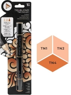 Picture of Spectrum Noir Triblend Markers Μαρκαδόρος Οινοπνεύματος 3 σε 1 - Tan Blend (TN1 TN2 TN4)