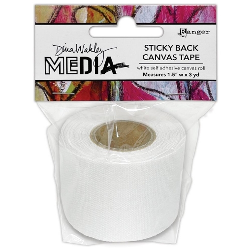 Picture of Ranger Dina Wakley Media Sticky Back Canvas Tape - Αυτοκόλλητος Καμβάς, 1.5" x 3 yards