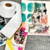Picture of Ranger Dina Wakley Media Sticky Back Canvas Tape - Αυτοκόλλητος Καμβάς, 1.5" x 3 yards