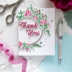 Picture of Pinkfresh Studio Clear Stamps | Διάφανες Σφραγίδες με Κυκλικά Floral Σχέδια - Circle Florals, 7 τεμ.