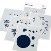 Picture of Pinkfresh Studio Layering Stencils | Σετ Στένσιλ με Floral Στεφάνι- Circle Florals, 5 τεμ.