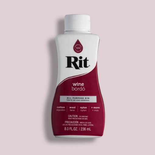 Picture of Rit All-Purpose Liquid Dye | Βαφή Υφάσματος για Φυσικές Ίνες 236ml – Wine