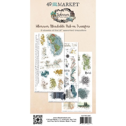 Picture of 49 And Market | Φύλλα Μεταφοράς Εικόνας Rub-Ons -  Wherever Blendable 3 τεμ.