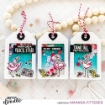Picture of Heffy Doodle Tag Shaker Dies | Μεταλλικές Μήτρες Κοπής για Shaker Tags & 3D Φιόγκο, 9τεμ.