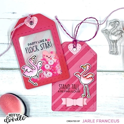 Picture of Heffy Doodle Die Set Μήτρες Κοπής- Tag Shaker, 9τεμ.