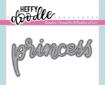 Picture of Heffy Doodle Princess | Μεταλλική Μήτρα Κοπής Λέξης για Κάρτες & Προσκλήσεις