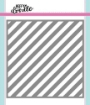 Picture of Heffy Doodle Candy Store | Στένσιλ Φόντου 6" x 6" με Διαγώνιες Ρίγες