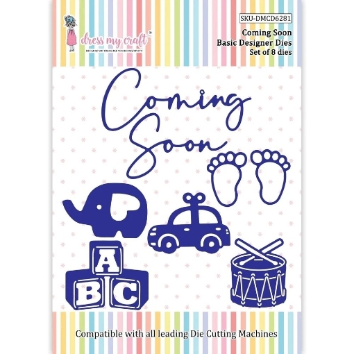 Picture of Dress My Craft Basic Designer Μήτρες Κοπής - Coming Soon, 8pcs