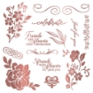 Picture of Crafter's Companion Foil Transfers 8" x 8" - Floral Elegance, 14τεμ.
