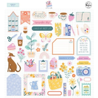 Picture of Pinkfresh Studio Ephemera Pack Διακοσμητικά Die-Cuts - The Simple Things, 48τεμ.